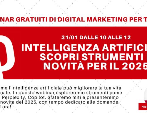 Intelligenza artificiale: scopri strumenti utili e novità del 2025 – Webinar gennaio 2025